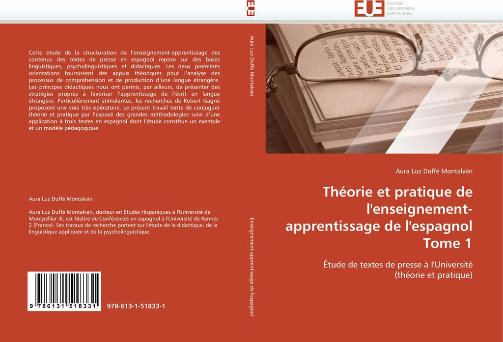 Théorie et pratique de l'enseignement-apprentissage de l'espagnol Tome 1