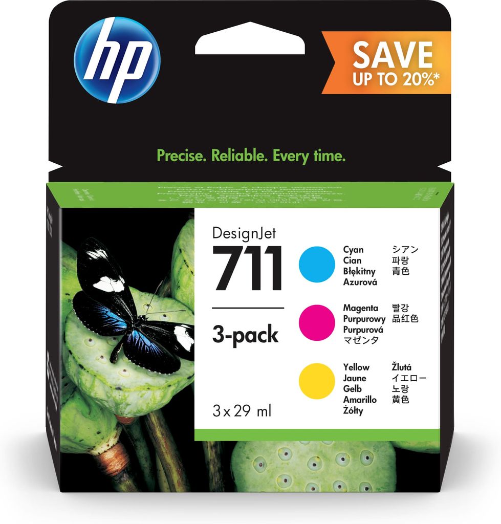 HP 711 Cartouches d'impression DesignJet Image du produit 