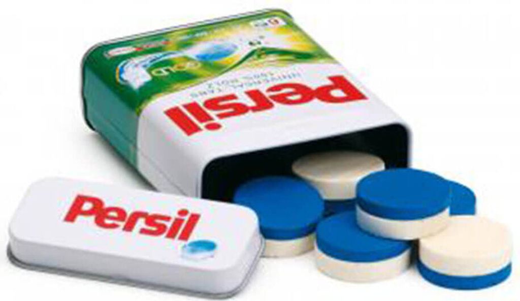 Erzi 21201 Persil Tabs Waschmittel in Blechdose Holz Kaufladen