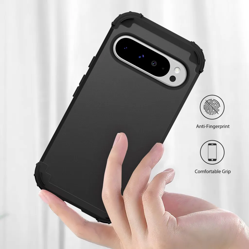 Peli Air Custodia TPU Sottile Nera Per Google Pixel 6/7/8 - Opaca