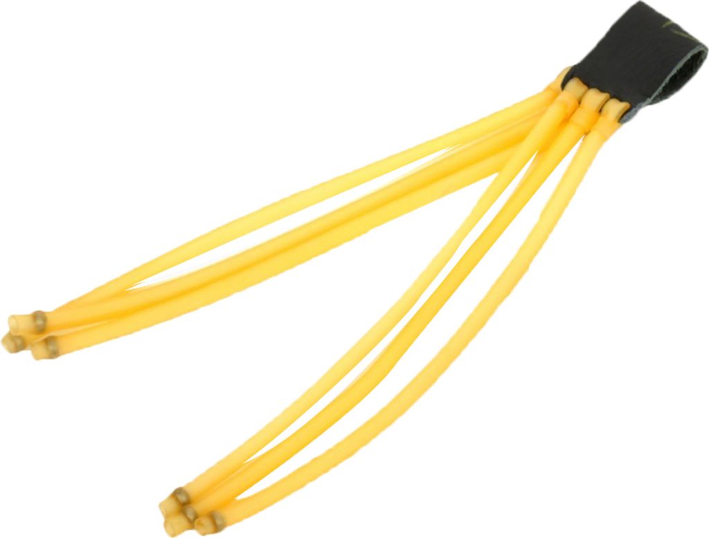 Elastisches Bungee-Latexband für Katapult-Outdoor-Jagdzubehör-Gelb