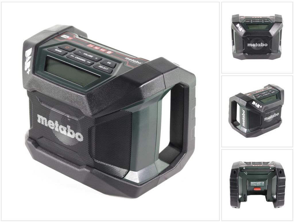 Metabo R 12-18 DAB+ BT accu bouwradio Bluetooth Solo Radio Productafbeelding 