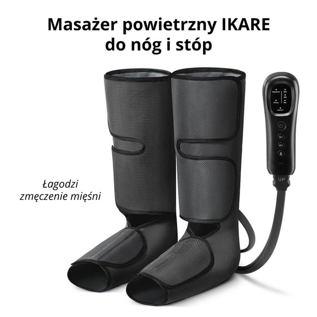 IKARE Masażer do nóg i stóp z kompresją powietrzną – 6 Zdjęcie produktu 