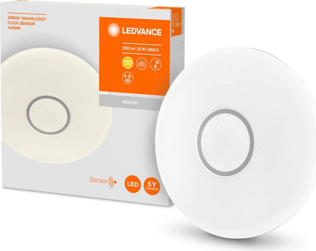 LEDVANCE Orbis, 4000 K, 900 lm, IP20, Weiß Produktbild 