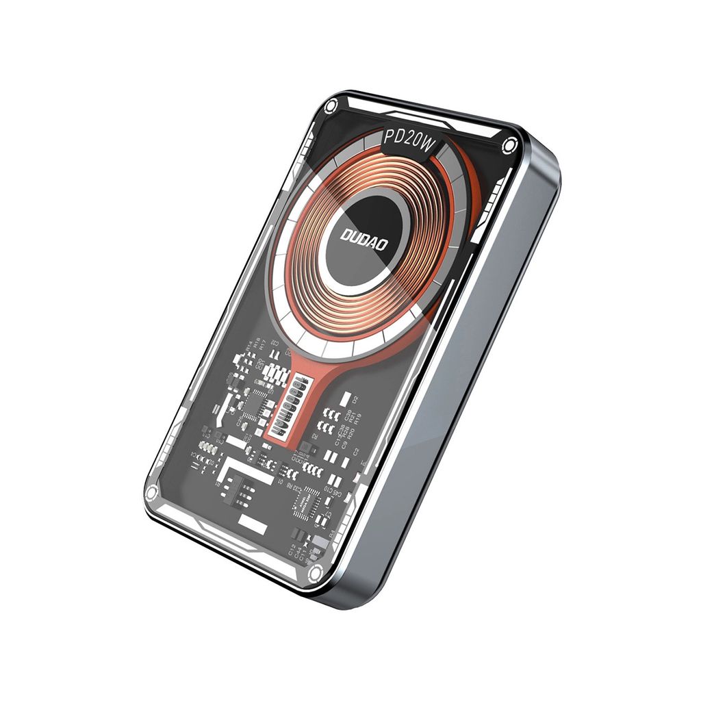 Dudao Tgk1 Powerbank mit Magsafe Wireless Charger 20W 10000Mah Schwarz (Tgk1-Schwarz)