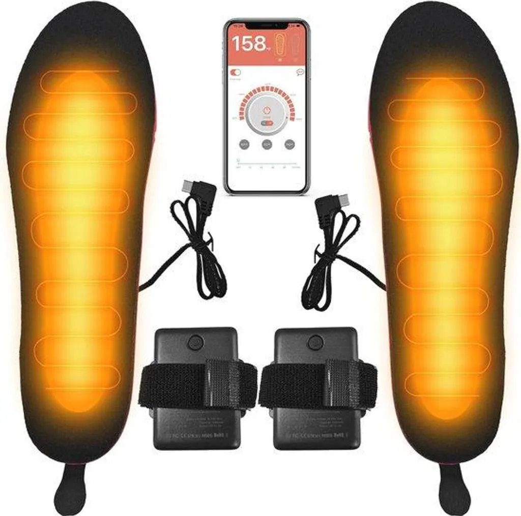 Adieu Pieds Gelés : Semelles Chauffantes Électriques 5000 mAh Hiver