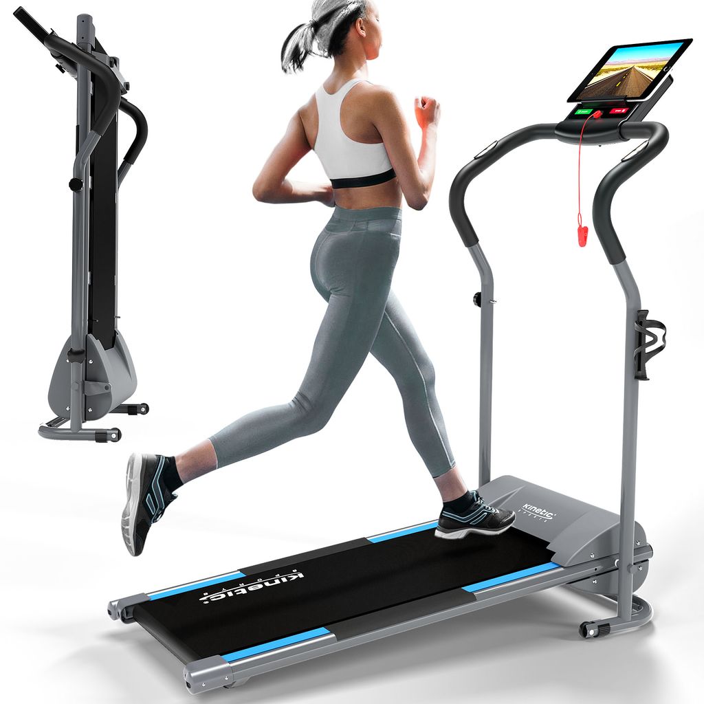 Laufband elektrisch klappbar 10 km/h LCD Display Puls Fitness Heimtrainer 120 kg 