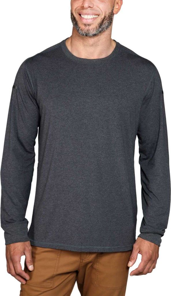 Carhartt Longsleeve Lightweight L/S Pocket T-Shirt, Farbe:carbon heather, Größe:XL