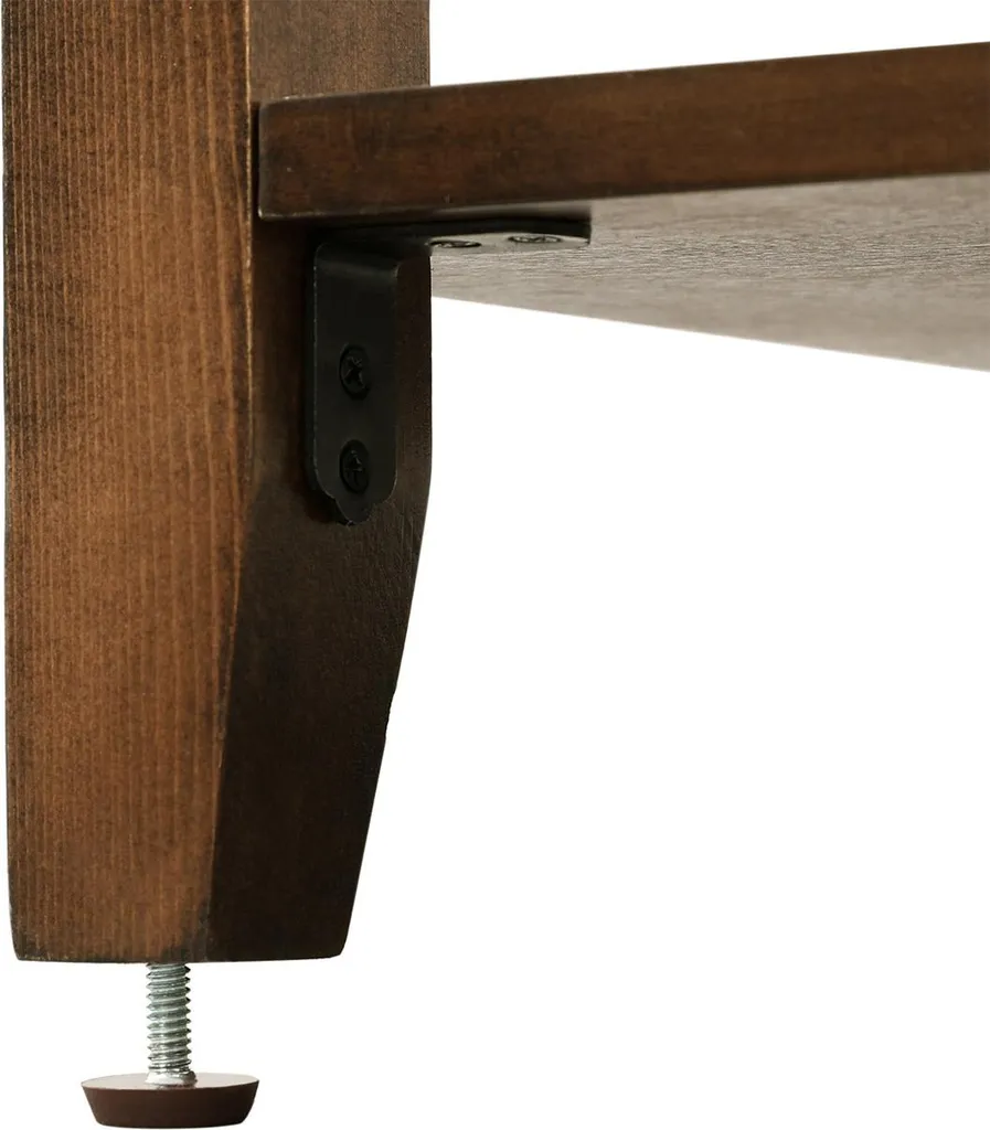 Petite console compacte brun noyer pour optimiser les entrées étroites - 4