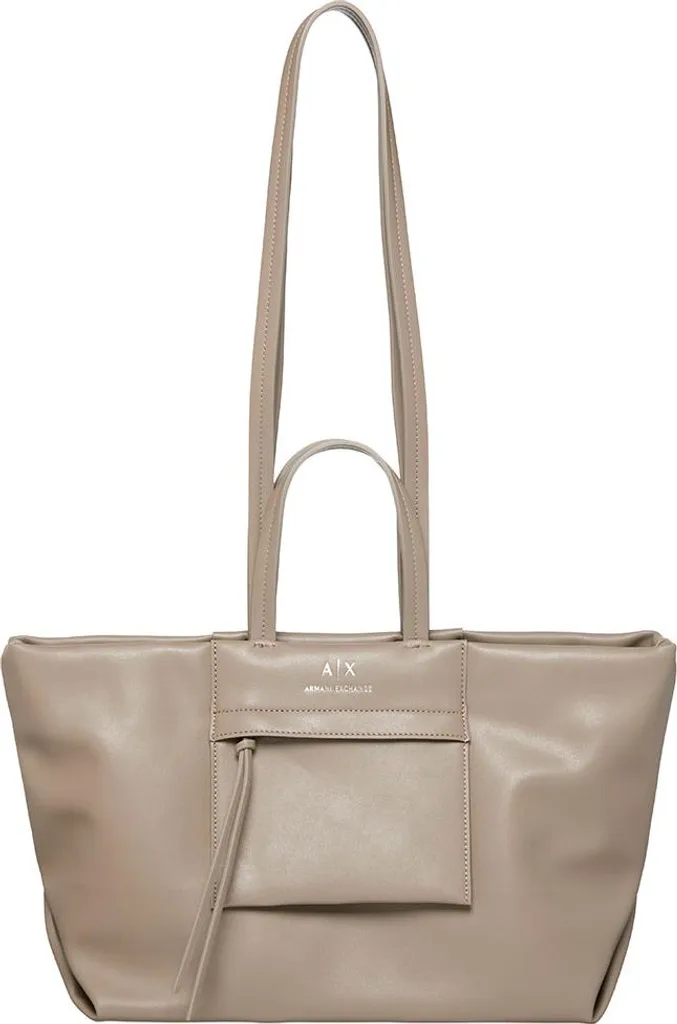 Sac Shopper Armani Exchange XW001538 AF16751 Beige pour Femme One Size