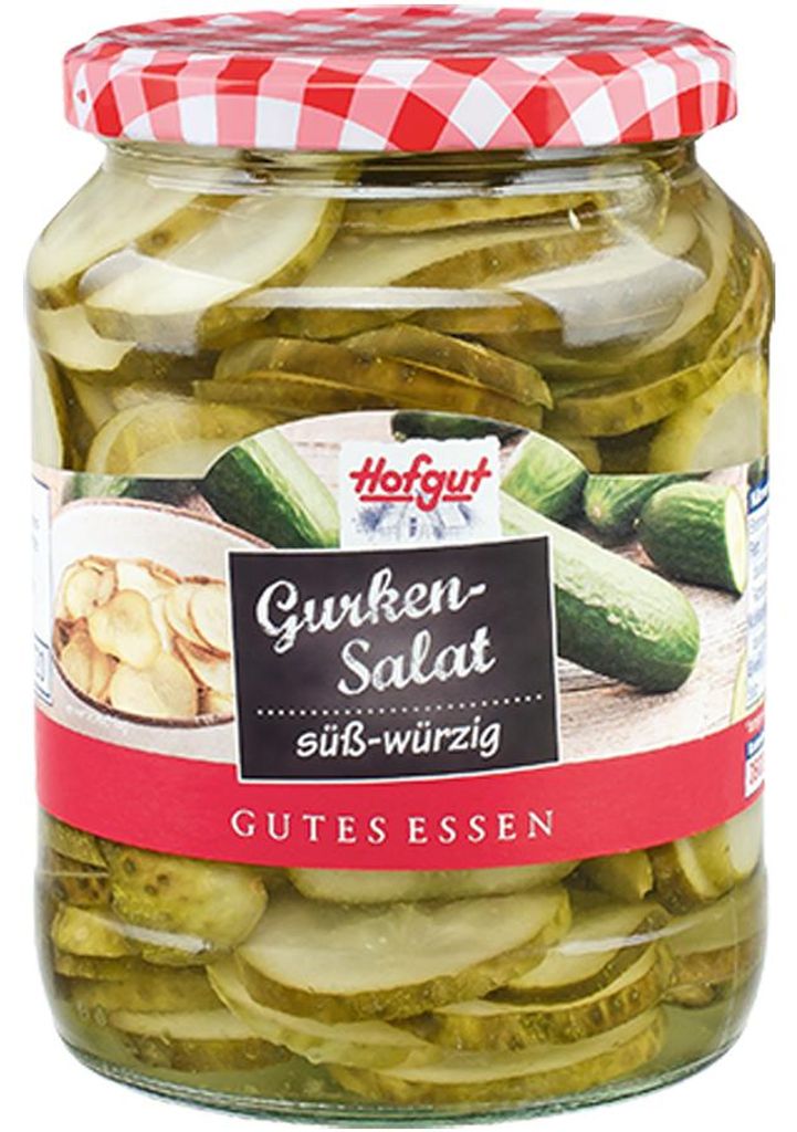 Hofgut Gurkensalat (720ml Glas) Produktbild 