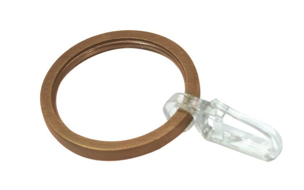 Gardinia Ringe mit Gleiteinlage Windsor, Ø 25 mm, bronze