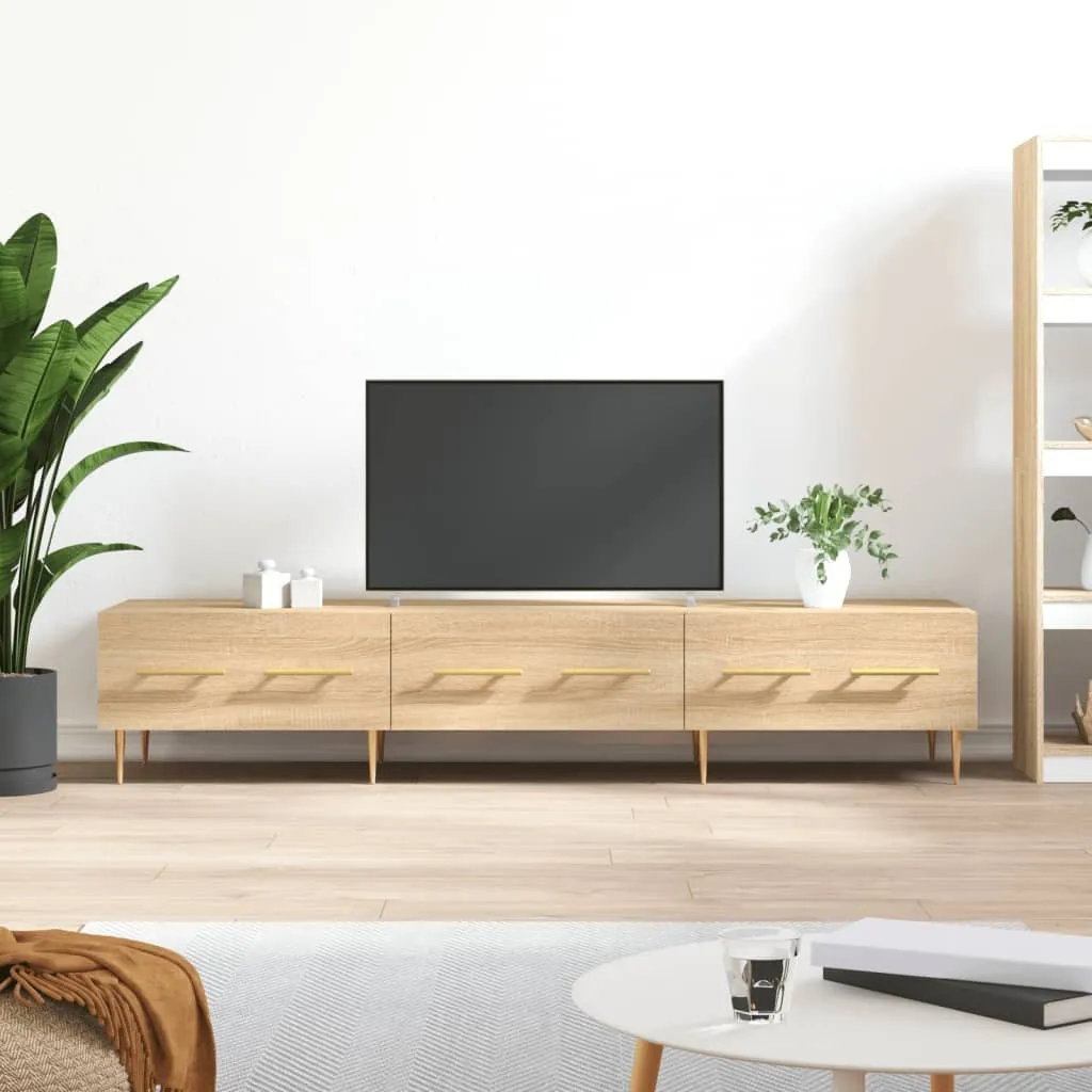 Mobile TV VidaXL 150cm Rovere Sonoma | Supporto TV con Ripiani Aperti
