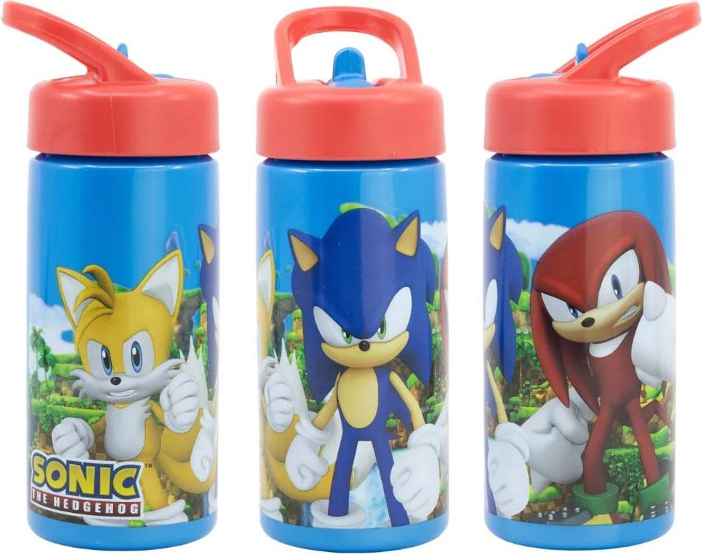 Sonic The Hedgedog Sportflasche Wasserflasche Trinkflasche Produktbild 