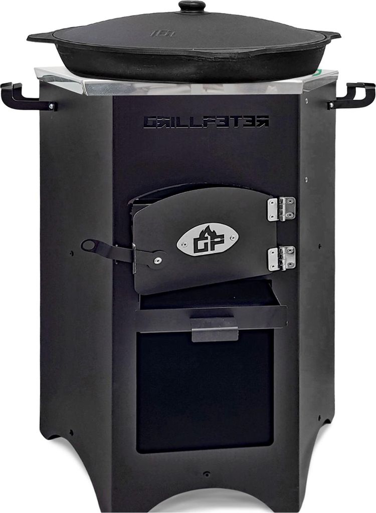 Feuertonne Batyr mit Kasan 16l Produktbild 