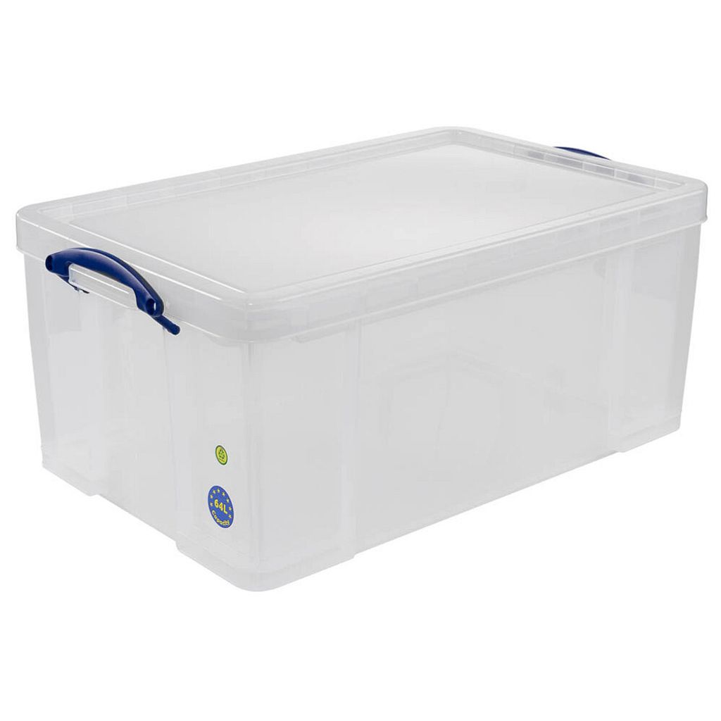 Really Useful Box Boîte de rangement 64,0 l transparente Image du produit 