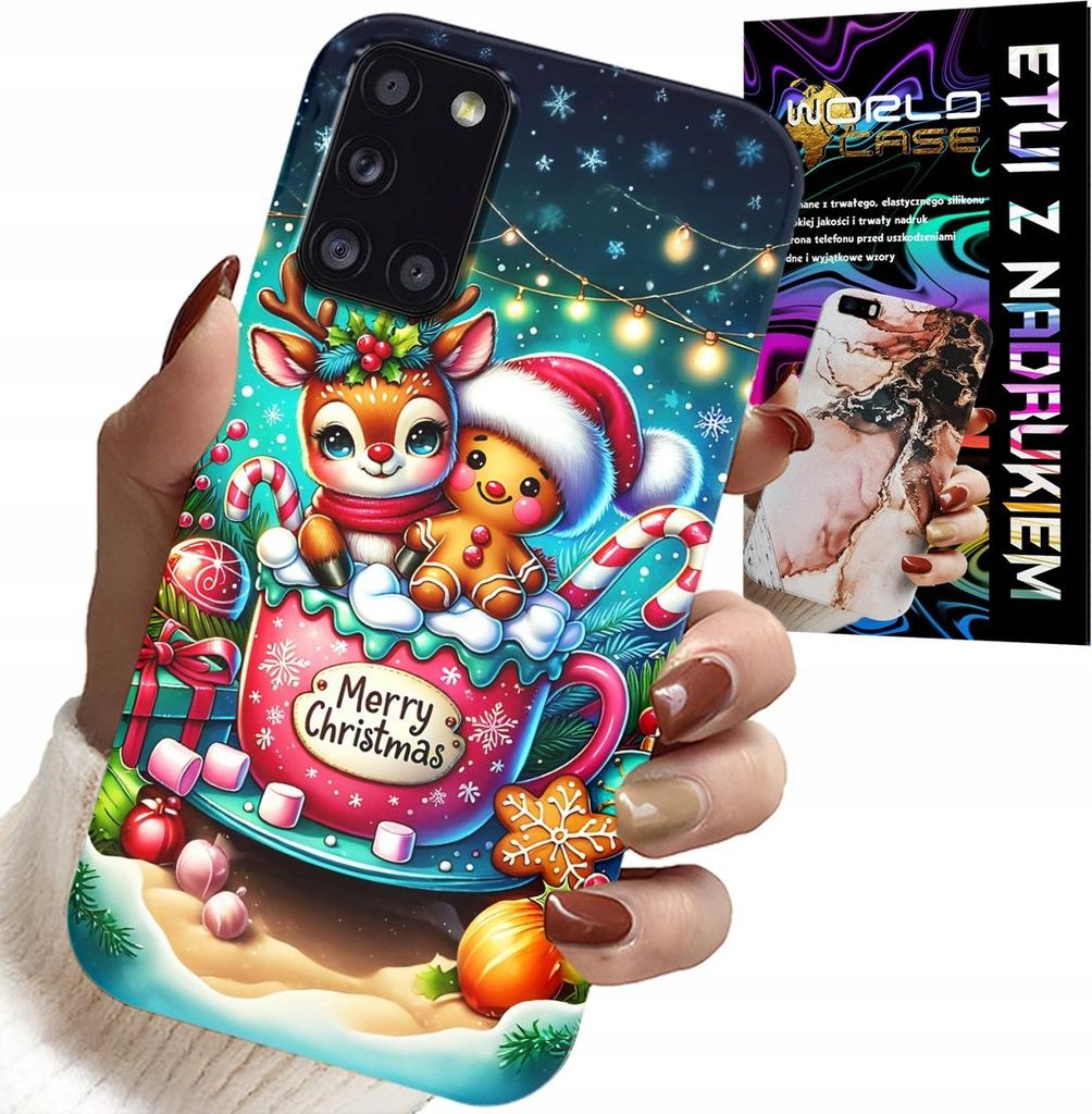 Gehäuse Für Samsung Galaxy A31 - Lebkuchen Rentier Frohe Weihnachten