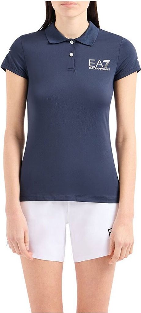 Ea7 Emporio Armani 8ntf70_tjemz Kurzarm-poloshirt Blau 2XL Frau Blau 2XL