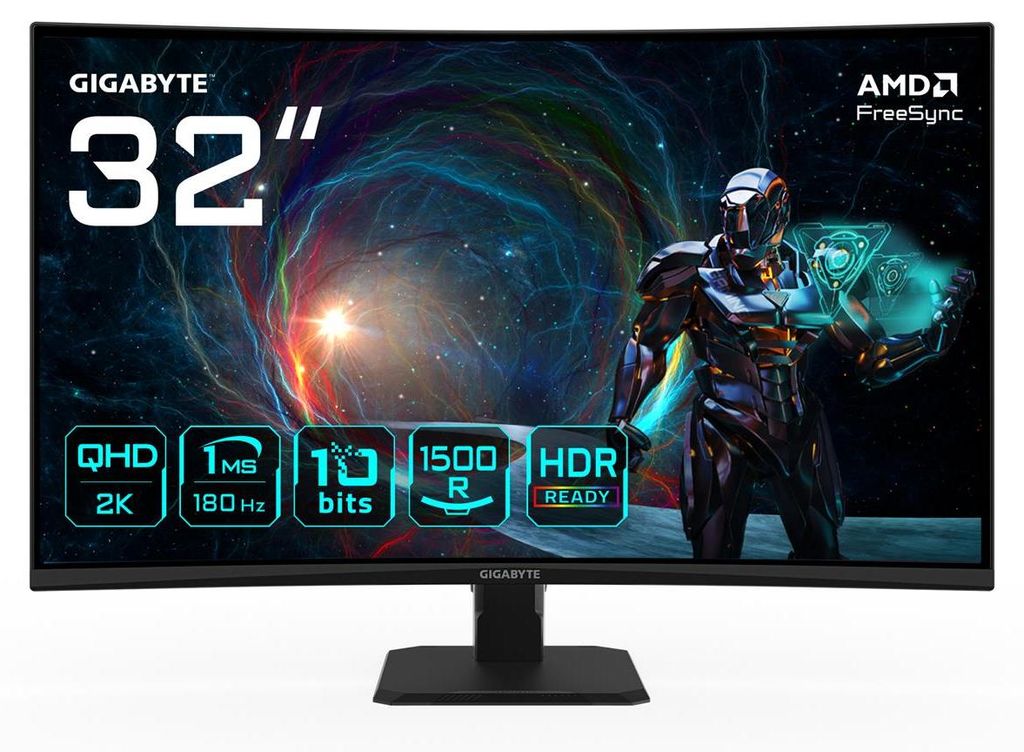 Gigabyte GS32QCA - LED-Monitor - 81.3 cm (32″) Image du produit 