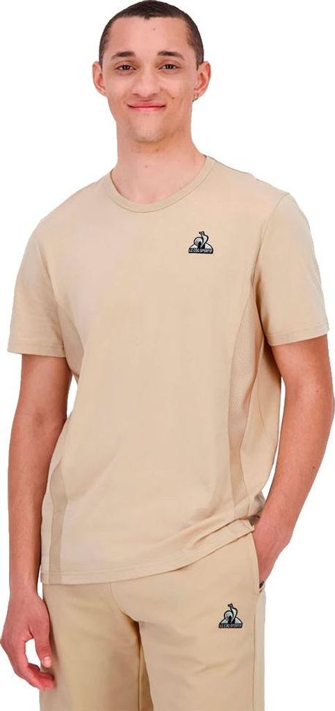 Le Coq Sportif Tech Sp N°2 Kurzarm-t-shirt Beige L Mann Beige L