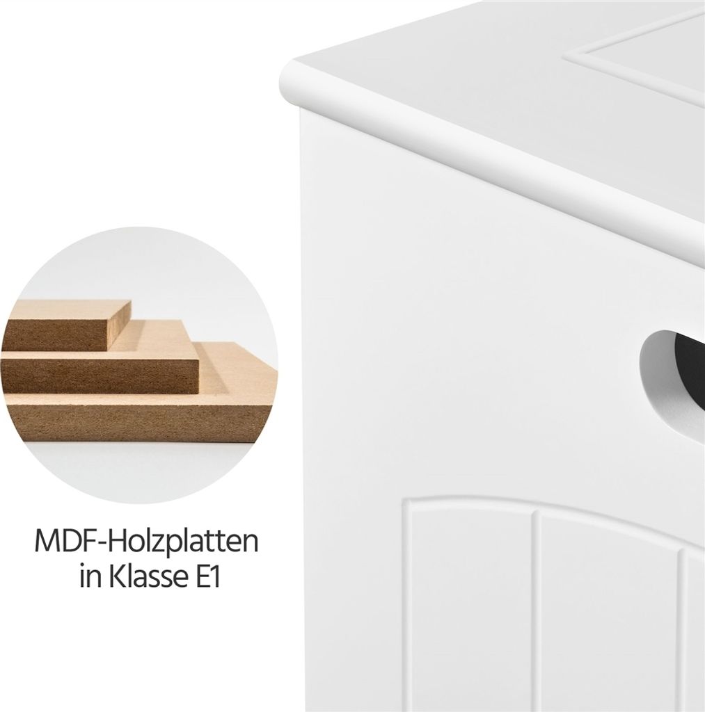 Yaheetech Wäschekorb mit Deckel, 96L Wäschesammler, Produktbild 7