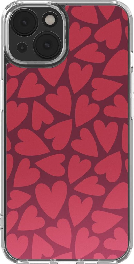 imoshion Design Hülle iPhone 14 - Hearty Coral Dust