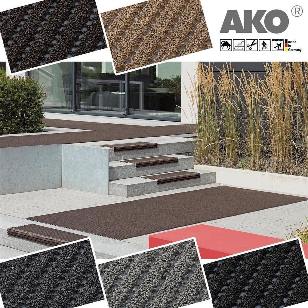 AKO Sicherheitsmatte Rutschfest Unico R13- Germany Lava 120x150cm