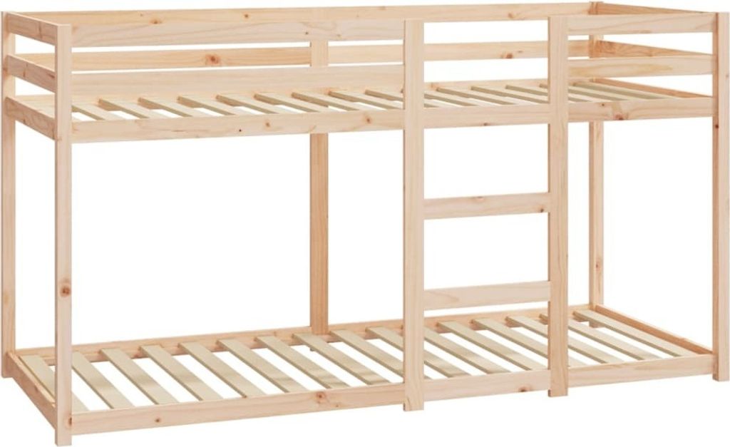 Łóżko piętrowe 80x200 cm lite drewno sosnowe Zdjęcie produktu 4