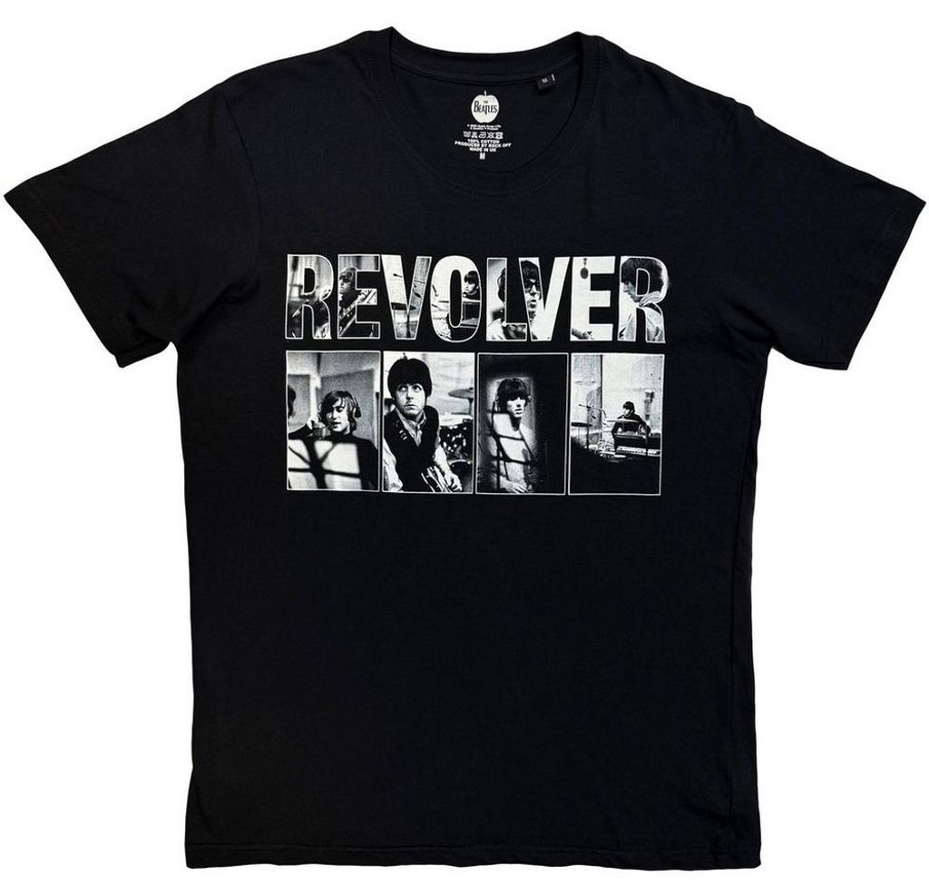 The Beatles - "Revolver" T-Shirt für Herren/Damen Uni RO15750 (M) (Schwarz)