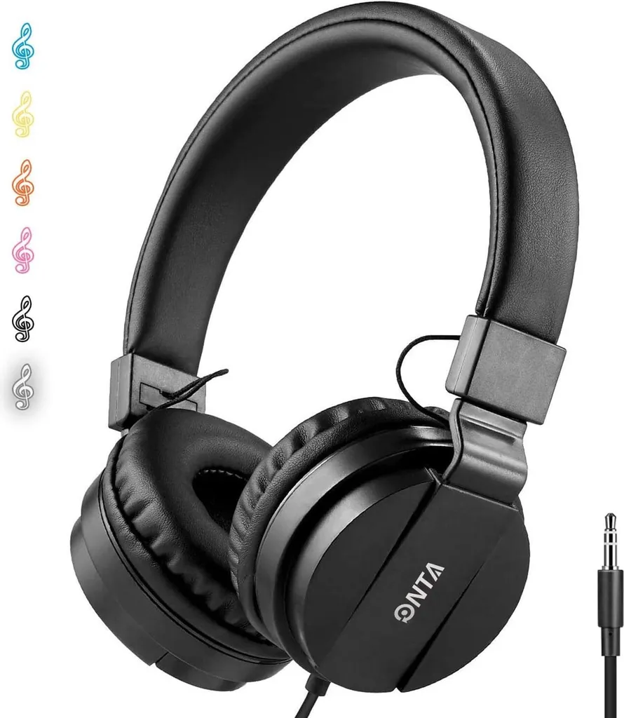 Cuffie Audio Bambini On-Ear: Pieghevoli e Compatibili iPhone e MP3/4