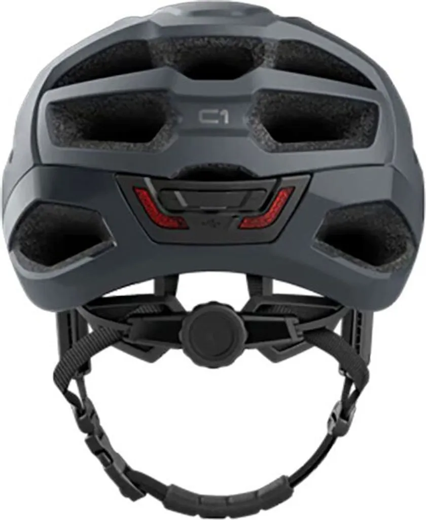 Sena C1 Casque de vélo Bluetooth Intercom HD et Sécurité LED Gris M