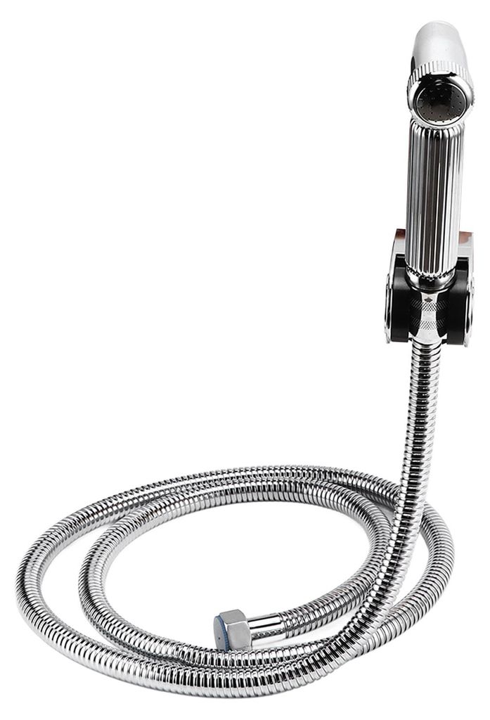 RV Shower Head Kit 1.5m Hose G1/2 Female Thread Waterproof Copper Showerhead for Camper Yacht Bathroom