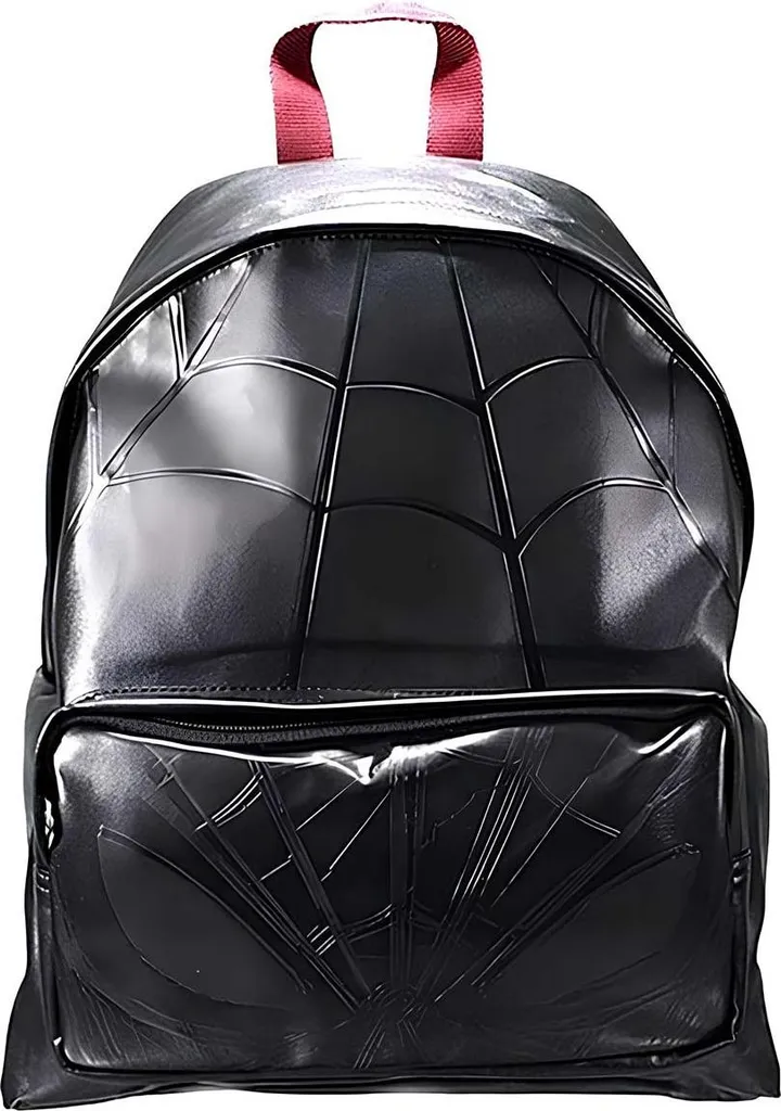 Spiderman Zaino Ecopelle Nero: L'Eleganza del Supereroe in Edizione Premium
