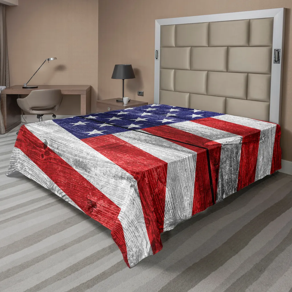 Drap plat anti-plis 260x228 cm pour Lit Décoratif rustique et propre