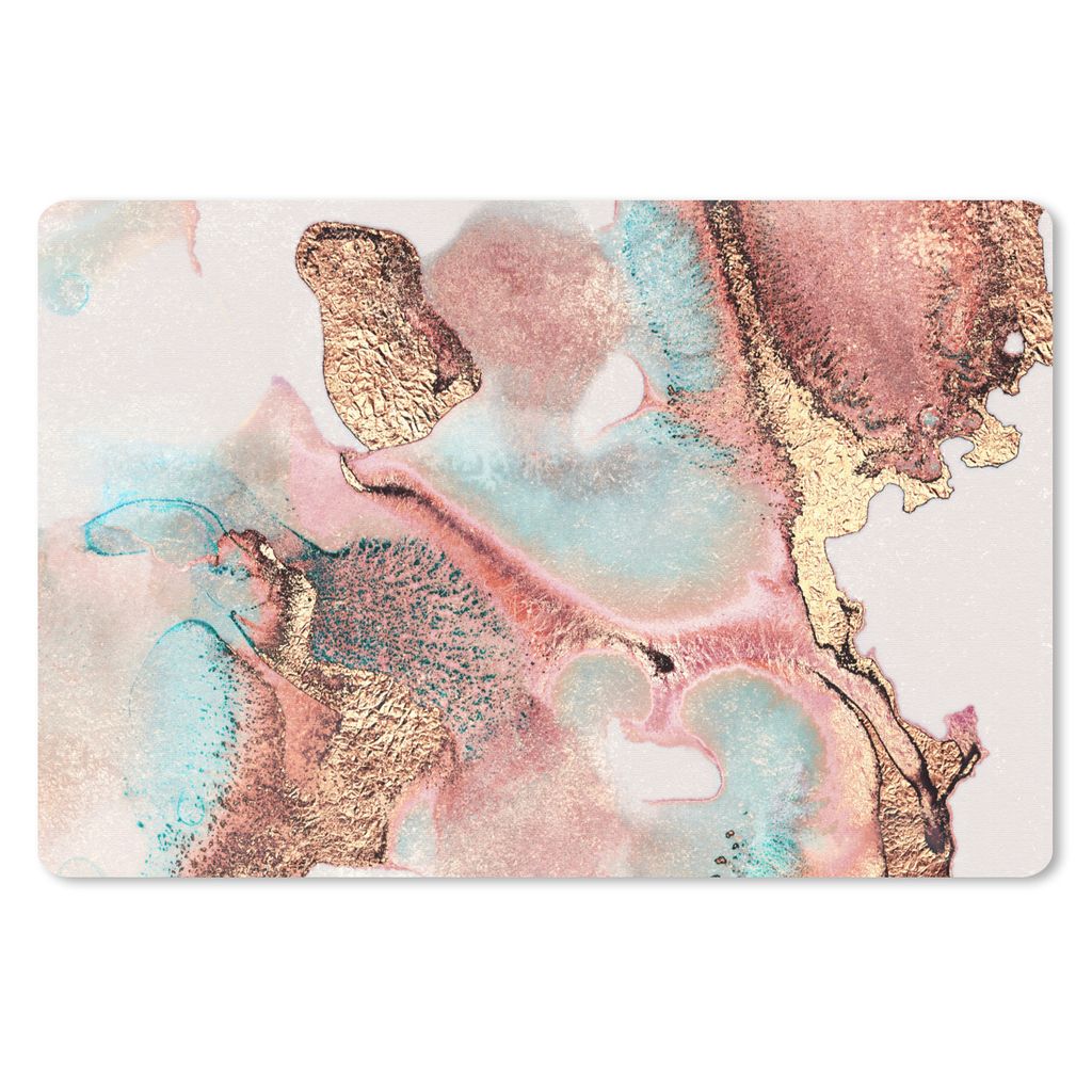 MuchoWow Mauspad Mousepad Tinte - Pastell - Abstrakt 27x18 cm - Mousepads - Maus Mat - Pad - Mausunterlage - Büroartikel - Desk Matten