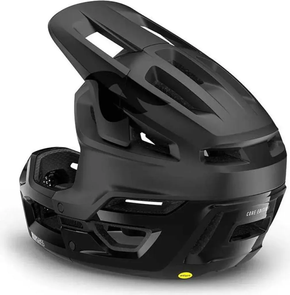 Casque de Descente Intégral avec Technologie Mips - Sécurité VTT DH Noir