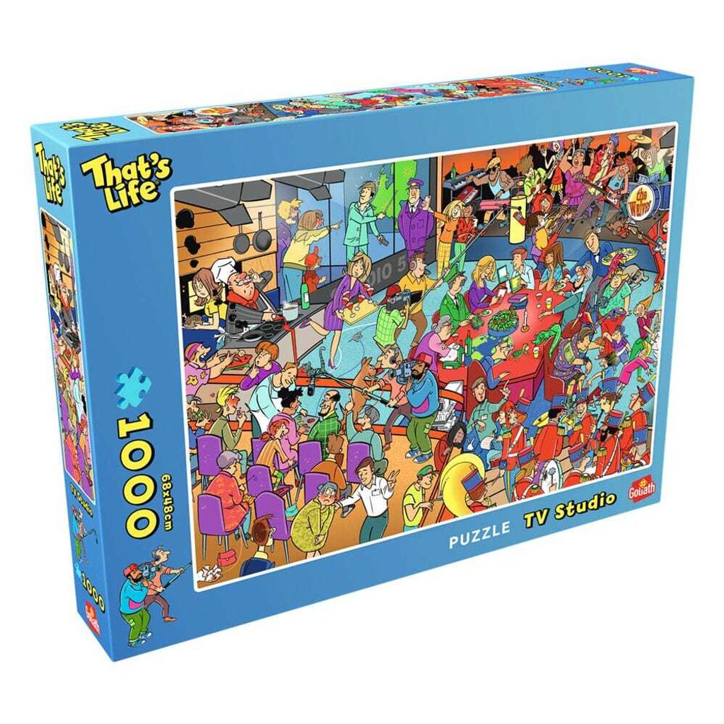 Goliath That ́s Life Bix Box TV Studio, 1000 Stück(e), Kunst, 7 Jahr(e)