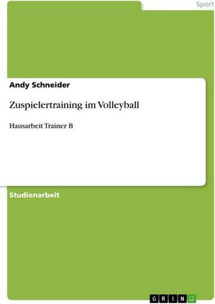 Zuspielertraining im Volleyball