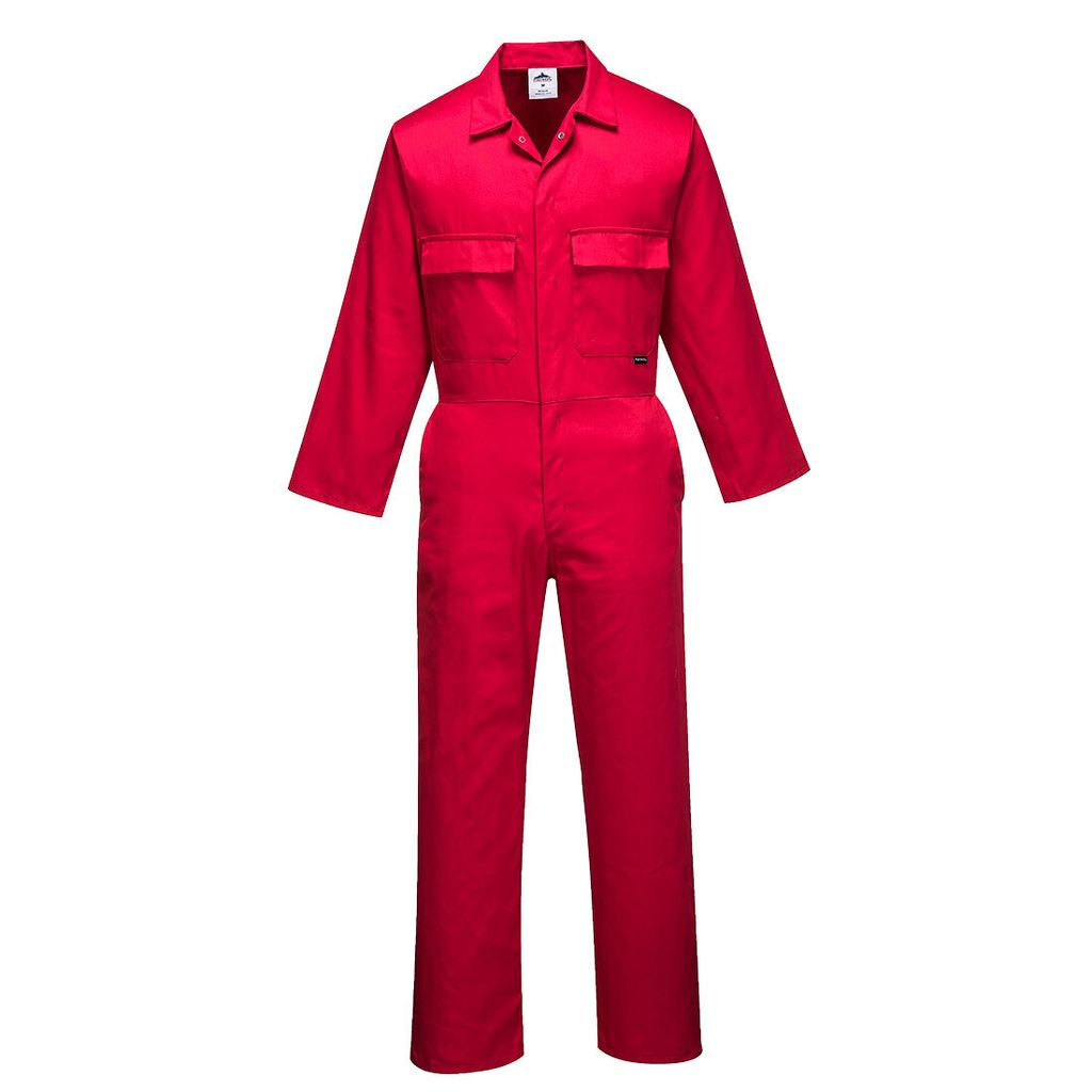 Portwest S999 Euro-Arbeitsoverall aus Polyester-Baumwolle Red Gr. XXXL