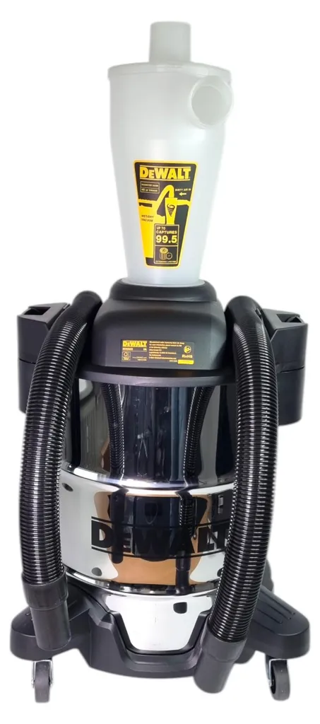 Pré-séparateur Cyclonique DeWALT DXVCS003 pour Aspiration de Chantier