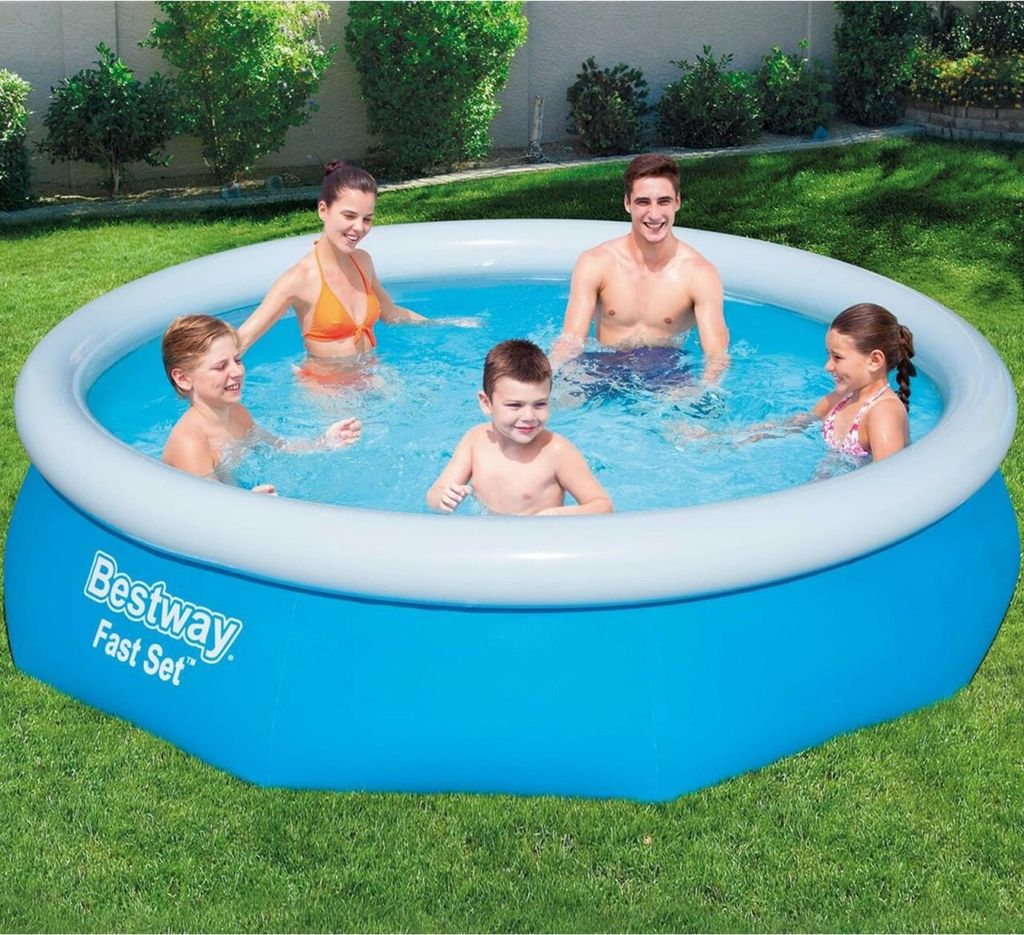 Bestway Fast Set Aufblasbarer Swimmingpool Rund 305x76 cm Produktbild 16