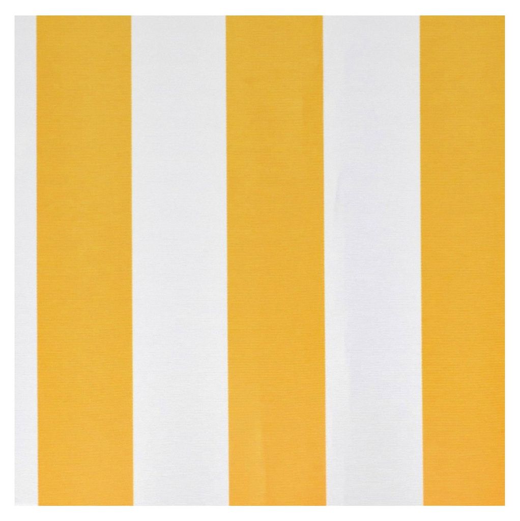 Markisenbespannung Canvas Sonnenblumengelb & Weiß 3x2,5 m