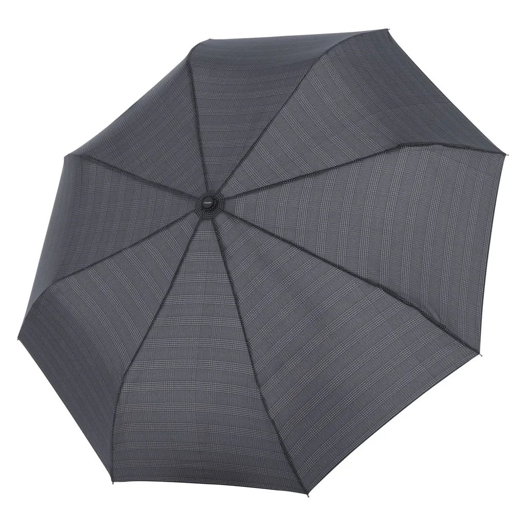 Doppler Fiber Magic Flipback Parapluie de Poche Noir Multicolore Résistant