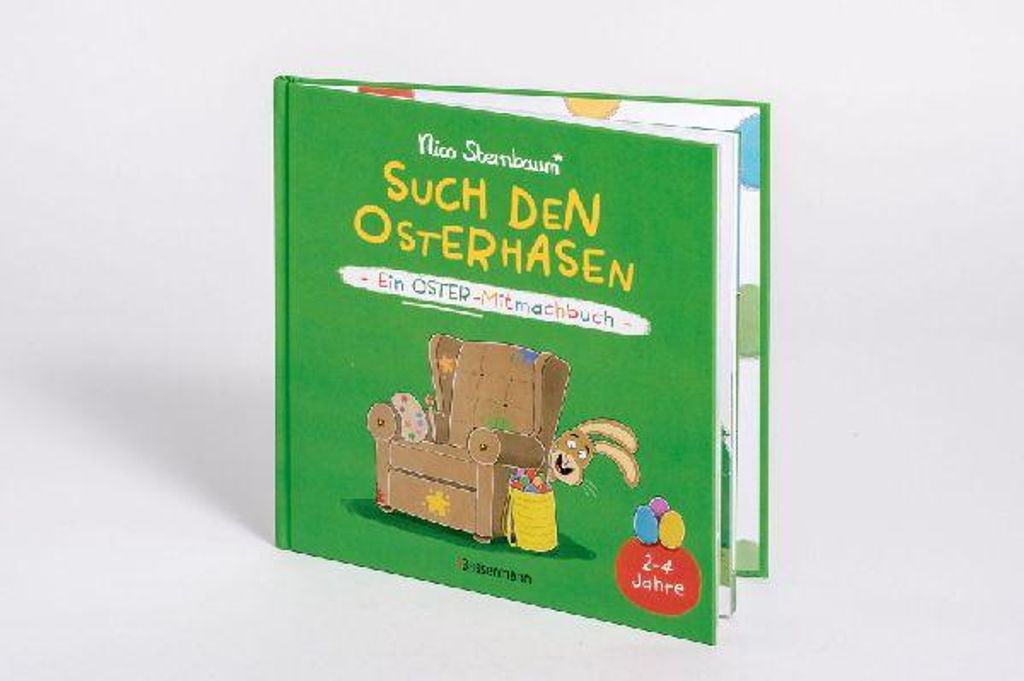 Such den Osterhasen. Ein Oster-Mitmachbuch. Zum Schütteln, Produktbild 