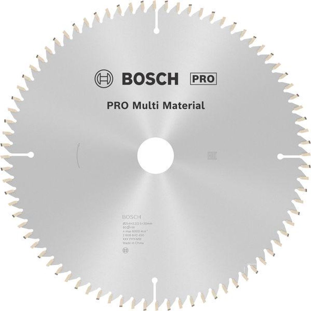PRO Multi Material Kreissägeblatt, 254 x 3,2 x 30 mm, Z80 Produktbild 