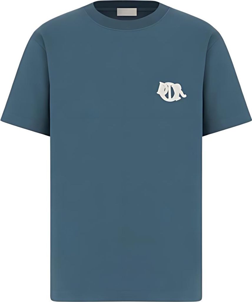 Dior Charm T Shirt Herren Blau