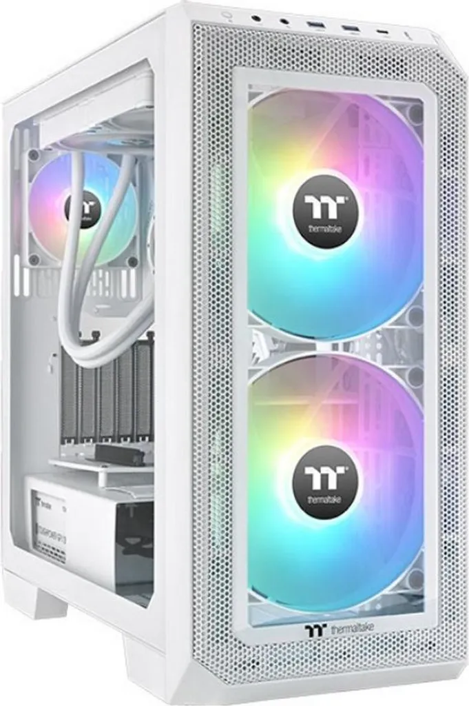 Ventilateur de boîtier PC 200mm ARGB blanc Thermaltake CT200 série Sync - 9
