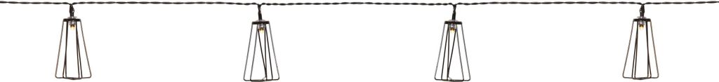 LED-Solar-Lichterkette 'Eddy', 10 ww LED, Metall