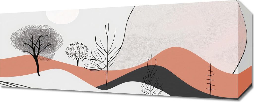 Bild 50x20cm Halbschattenansicht