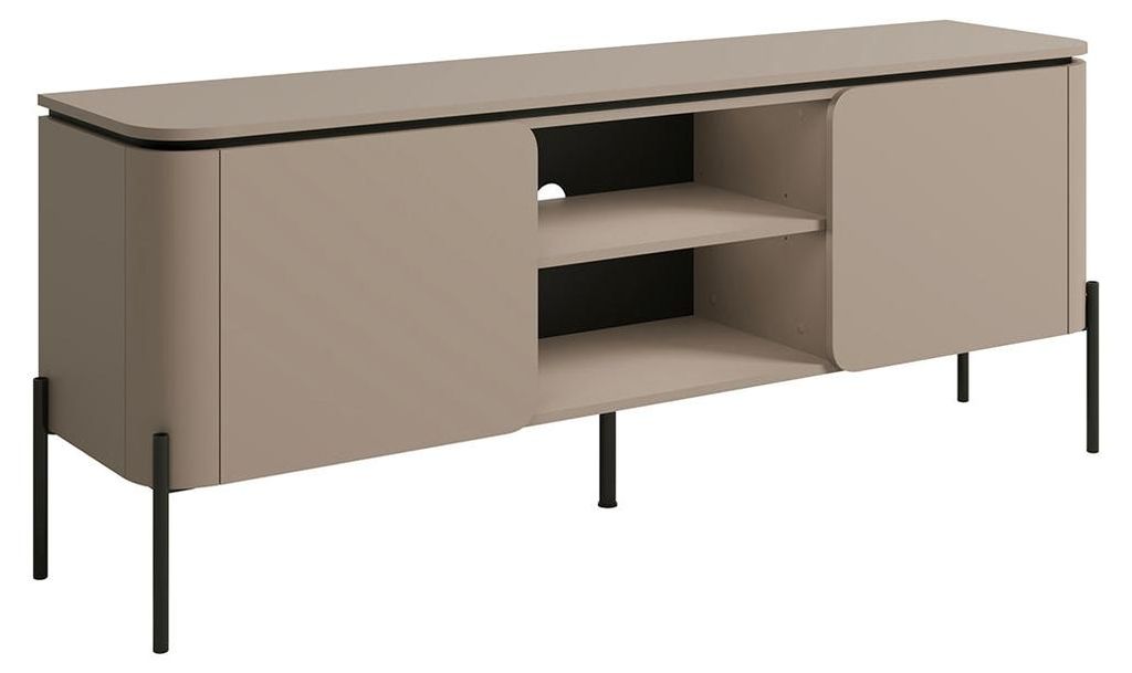 TV-Möbel mit 2 Türen, Taupe, 162.8cm Produktbild 